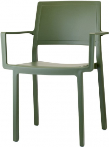 Кресло пластиковое Scab Design Kate стеклопластик зеленый Фото 1