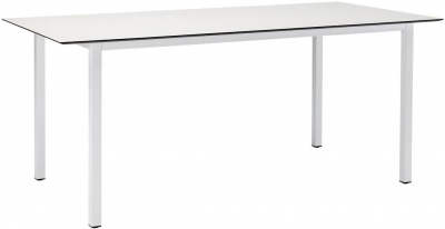 Стол ламинированный обеденный Scab Design Pranzo сталь, ламинат белый Фото 1