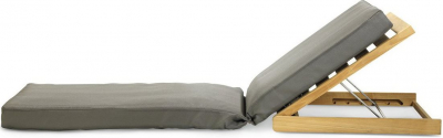 Лежак деревянный с матрасом Ethimo Sandy ткань Ethitex, тик Фото 1