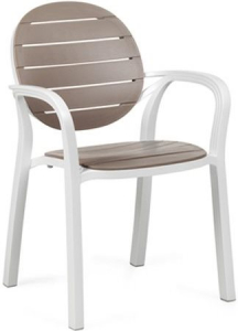 Кресло пластиковое Nardi Palma полипропилен белый, тортора Фото 1