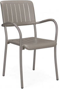 Кресло пластиковое Nardi Musa алюминий, полипропилен тортора Фото 1