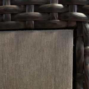 Комплект плетеной мебели Afina S330A-W63 сталь, искусственный ротанг, ткань коричневый Фото 3