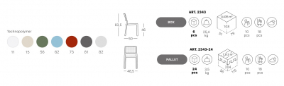 Стул пластиковый Scab Design Emi стеклопластик голубой Фото 2