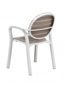 Кресло пластиковое Nardi Palma полипропилен белый, тортора Фото 13