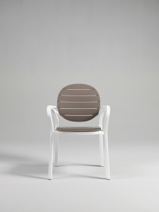 Кресло пластиковое Nardi Palma полипропилен белый, тортора Фото 14