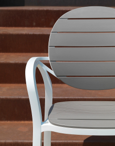 Кресло пластиковое Nardi Palma полипропилен белый, тортора Фото 16