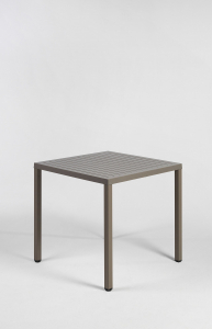 Стол пластиковый обеденный Nardi Cube 70 алюминий, полипропилен тортора Фото 7