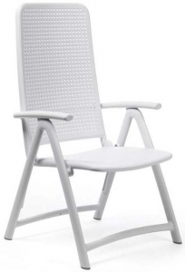 Кресло пластиковое складное Nardi Darsena стеклопластик белый Фото 1