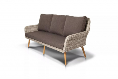 Комплект плетеной мебели 4SIS Прованс алюминий, искусственный ротанг, ткань светло-серый Фото 12