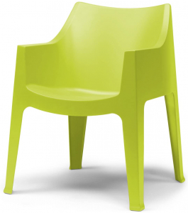 Кресло пластиковое Scab Design Coccolona технополимер зеленый Фото 1