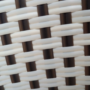 Кресло плетеное RosaDesign Bistrot манао, искусственный ротанг белый, капучино Фото 2