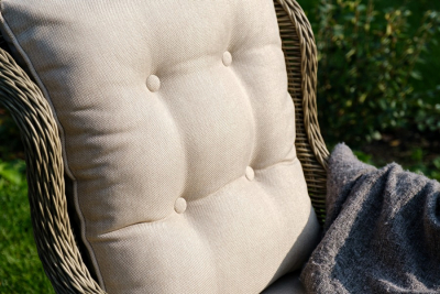 Комплект плетеной мебели JOYGARDEN Geneva алюминий, искусственный ротанг, олефин светло-коричневый, светло-бежевый Фото 6