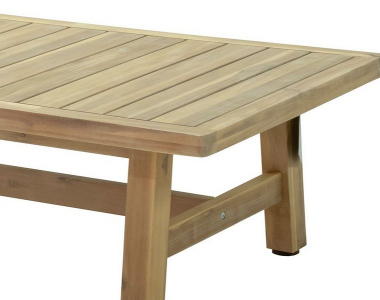Комплект деревянной мебели JOYGARDEN Rimini XL акация, роуп, олефин натуральный, бежевый Фото 9