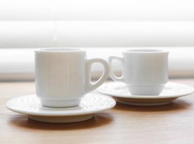 Кофейная пара для эспрессо Ancap Belem фарфор белый Фото 5
