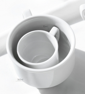 Кофейная пара для эспрессо Ancap Belem фарфор белый Фото 3