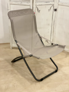 Кресло-шезлонг металлическое складное Fiam Fiesta XL алюминий, текстилен Фото 15