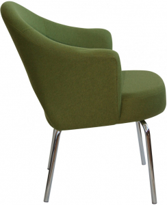 Кресло с обивкой Beon A621 металл, кашемир зеленый Фото 3