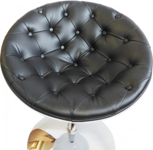 Кресло дизайнерское Beon Lotus Lux A606 металл, пластик ABS, экокожа белый, черный Фото 5