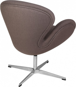 Кресло с обивкой Beon Swan (Arne Jacobsen) A062 металл, кашемир серый Фото 4