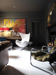 Кресло дизайнерское Beon Egg chair (Arne Jacobsen Style) A219 металл, экокожа белый Фото 4
