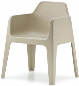 Кресло пластиковое PEDRALI Plus стеклопластик песочный Фото 1