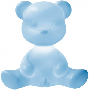 Светильник пластиковый настольный Qeeboo Teddy Boy IN полиэтилен светло-голубой Фото 8