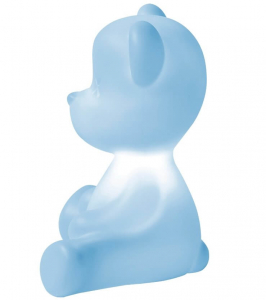 Светильник пластиковый настольный Qeeboo Teddy Boy IN полиэтилен светло-голубой Фото 6