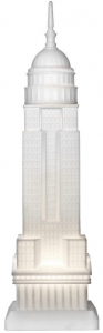Светильник пластиковый настольный Qeeboo Empire IN полиэтилен белый Фото 5