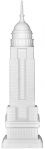 Светильник пластиковый настольный Qeeboo Empire IN полиэтилен белый Фото 4