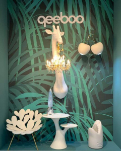 Светильник пластиковый настенный Qeeboo Giraffe In Love IN стеклопластик белый Фото 20