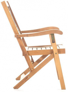 Кресло деревянное складное WArt Pukka ироко Фото 2