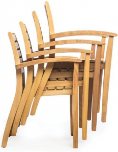 Кресло деревянное WArt Stock ироко Фото 5