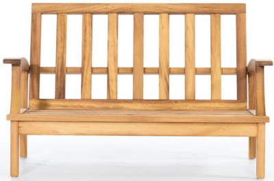 Диван деревянный двухместный с подушками WArt Trend 2 ироко, ткань Etisilk Фото 2