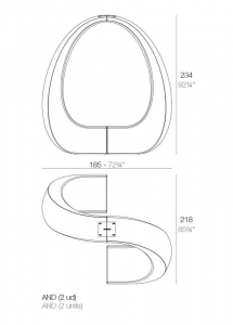 Скамья пластиковая Vondom And Basic полиэтилен Фото 2