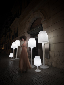 Светильник напольный уличный Vondom Vases LED полиэтилен белый Фото 10