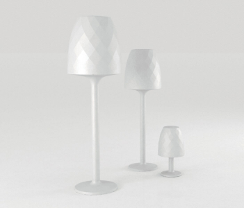 Светильник напольный уличный Vondom Vases LED полиэтилен белый Фото 7