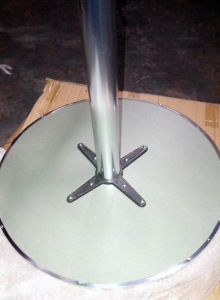Стол металлический Tron 1202DP алюминий, сталь серый Фото 4