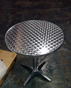 Стол металлический Tron 1202DP алюминий, сталь серый Фото 6
