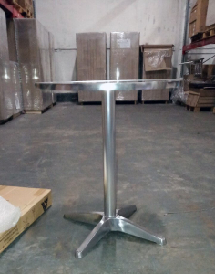 Стол металлический Tron 1202DP алюминий, сталь серый Фото 7