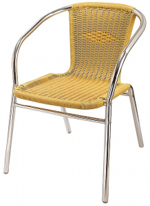 Кресло плетеное Tron 1202AP алюминий, искусственный ротанг соломенный Фото 2