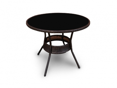 Комплект плетеной мебели Astella Furniture Луиза сталь, искусственный ротанг, ткань коричневый Фото 3