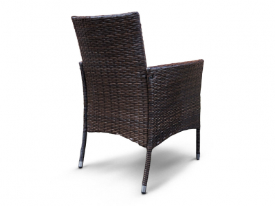 Комплект плетеной мебели Astella Furniture Лагуна сталь, искусственный ротанг, ткань коричневый Фото 7