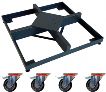 База утяжелительная для зонта с колесами Scolaro BUD8080DS сталь графит Фото 1