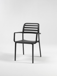 Кресло пластиковое Nardi Costa стеклопластик антрацит Фото 4