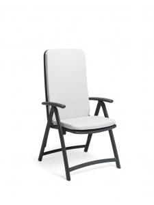 Кресло пластиковое складное Nardi Darsena стеклопластик антрацит Фото 13