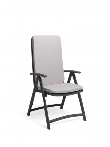 Кресло пластиковое складное Nardi Darsena стеклопластик антрацит Фото 15