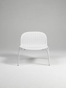 Лаунж-стул пластиковый Nardi Ninfea Relax алюминий, полипропилен белый Фото 12