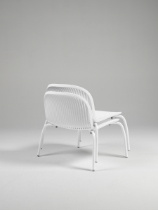 Лаунж-стул пластиковый Nardi Ninfea Relax алюминий, полипропилен белый Фото 13