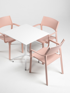 Кресло пластиковое Nardi Trill Armchair стеклопластик розовый Фото 8