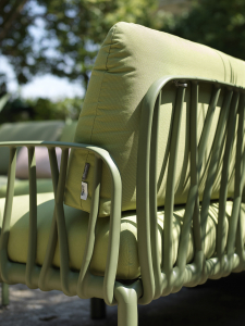 Кресло пластиковое с подушками Nardi Komodo Poltrona стеклопластик, Sunbrella агава, джунгли Фото 10